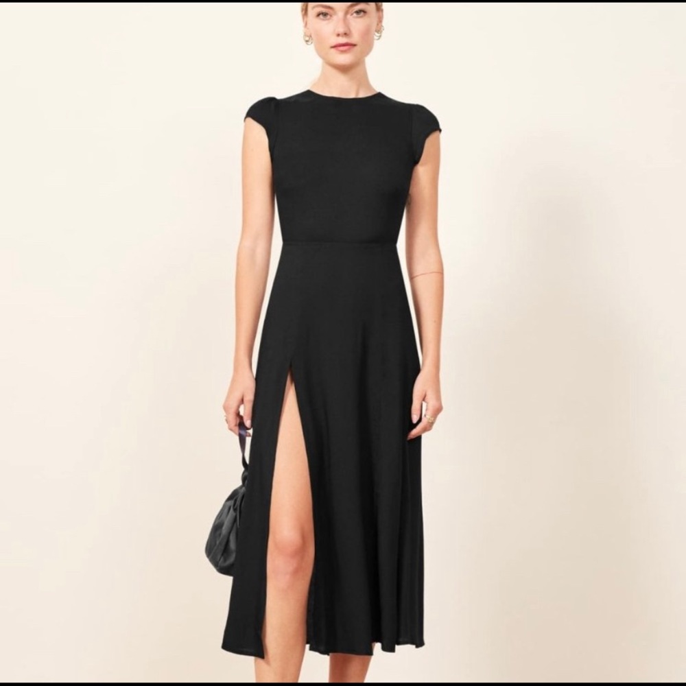 Reformation black Gavin dress